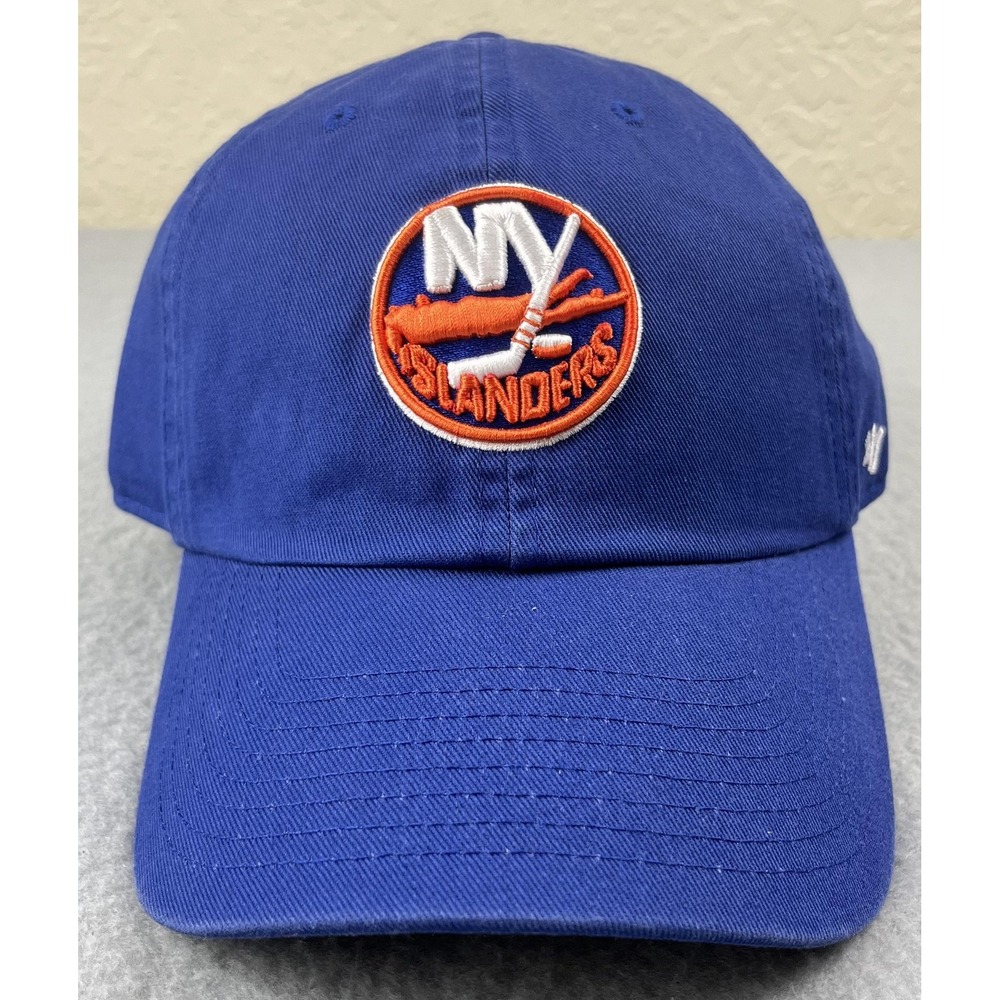 New York Islanders 47 Brand Hat Strap Back NHL Hockey Dad Hat NEW - Picture 2 of 11